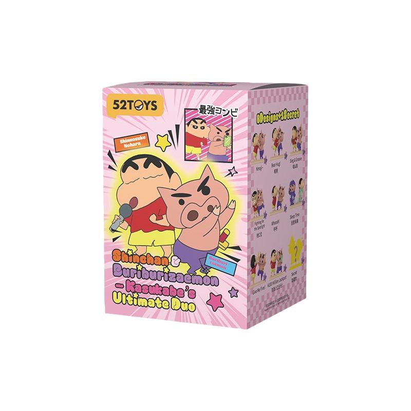TOP TOY Crayon Shinchan Kasukabe's Strongest CP Series Cute Desktop Ornaments Children's Toys Figures Birthday Gifts
