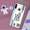Boarding Pass Ticket For Huawei Nova 5T 9 10 SE 7i 8i 11i 12i Y60 Y61 Y70 Y72 Y73 Y90 Y91 P20 P40 P30 Lite Case