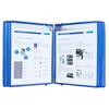 Wall Mounted Reference System Organizer 10 Easy-Load Display Pocket and Mounting Screws for Warehouse Laboratory