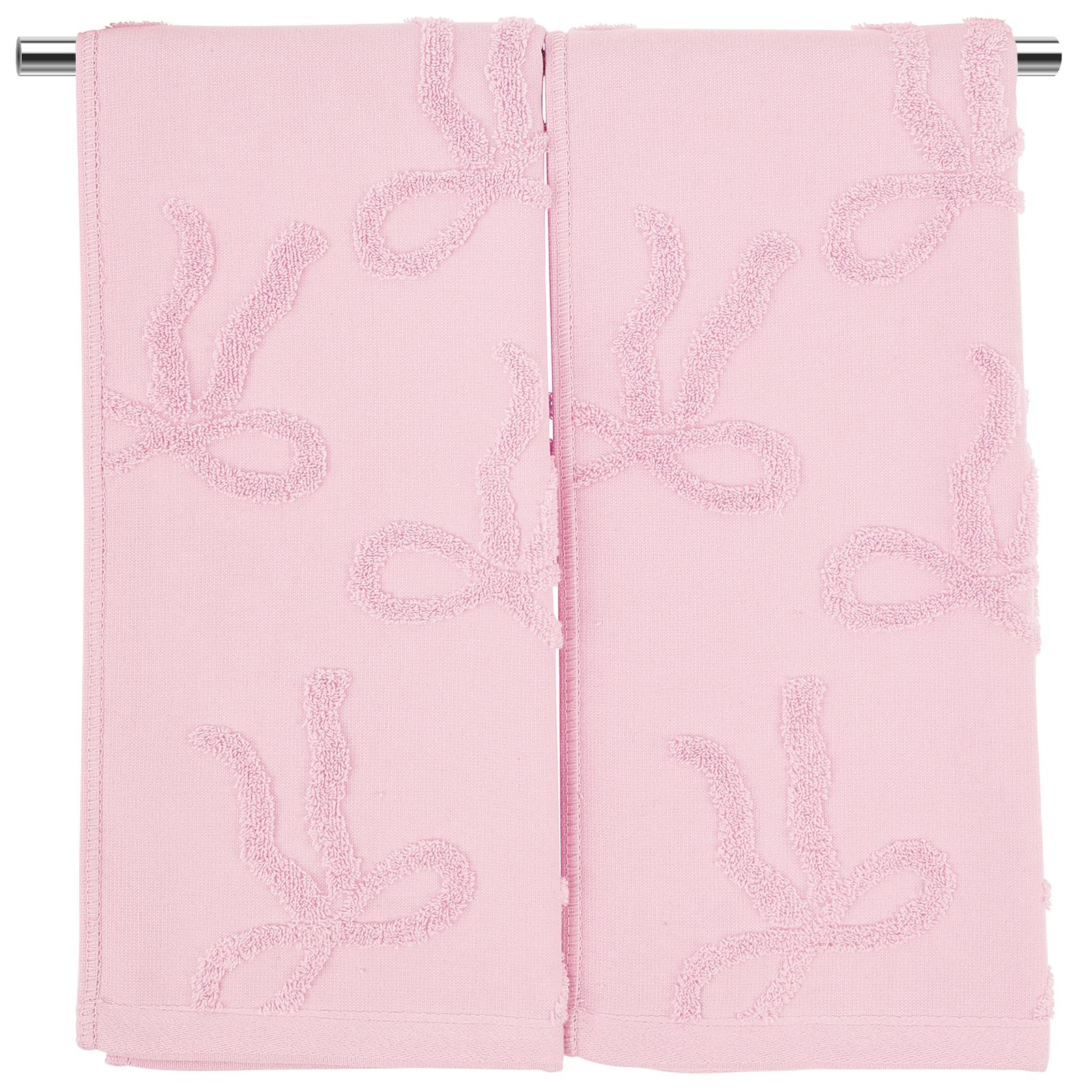 

2/3 шт. Банное полотенце Хлопок 3D Узор с бантом Полотенце для лица Высокая впитываемость Тиснение Бант Ручное полотенце для кухни Ванной Гостевой комнаты