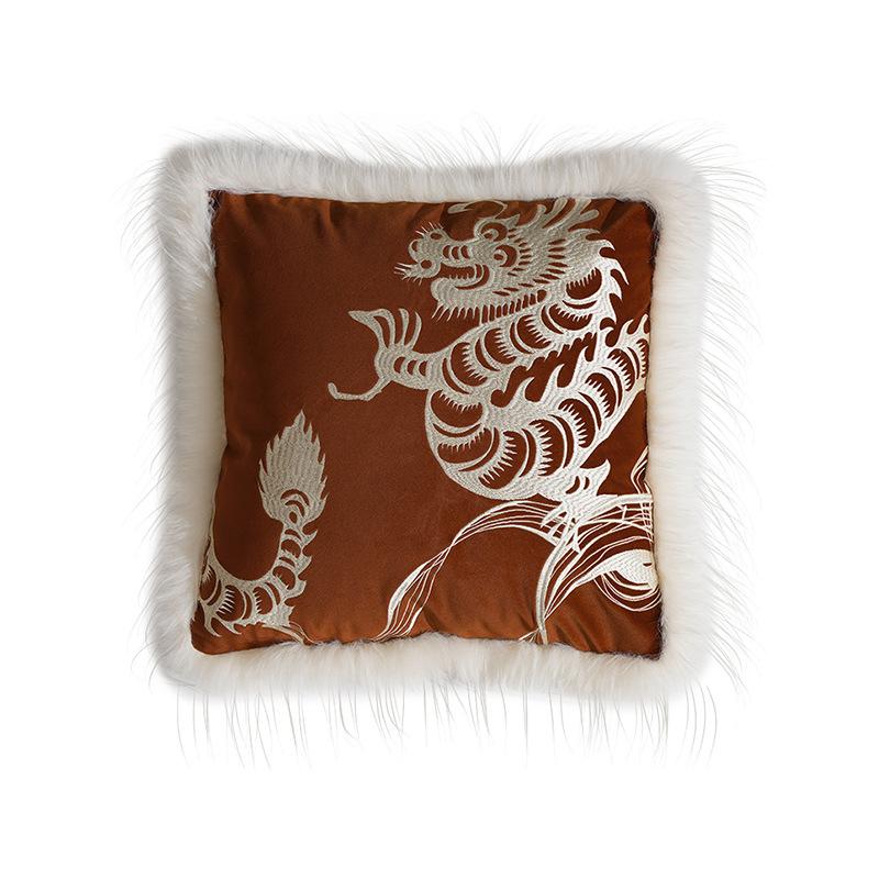 

Новый китайский дракон Год наволочка для дома гостиная диван наволочки декоративные наволочки 45x45cm