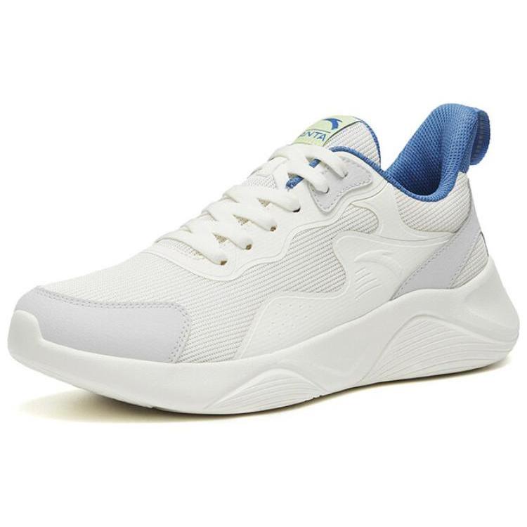 Anta Wear Resistant And Lightweight Low Top Running Shoes Men's White 912245526-3