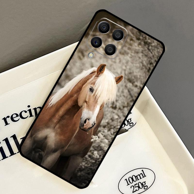 Animal Steed Horse Case For Samsung Galaxy M32 M12 M52 M15 M35 M55 M31 M56 M36 M16 M06 M13 M33 M53 M14 M34 M54