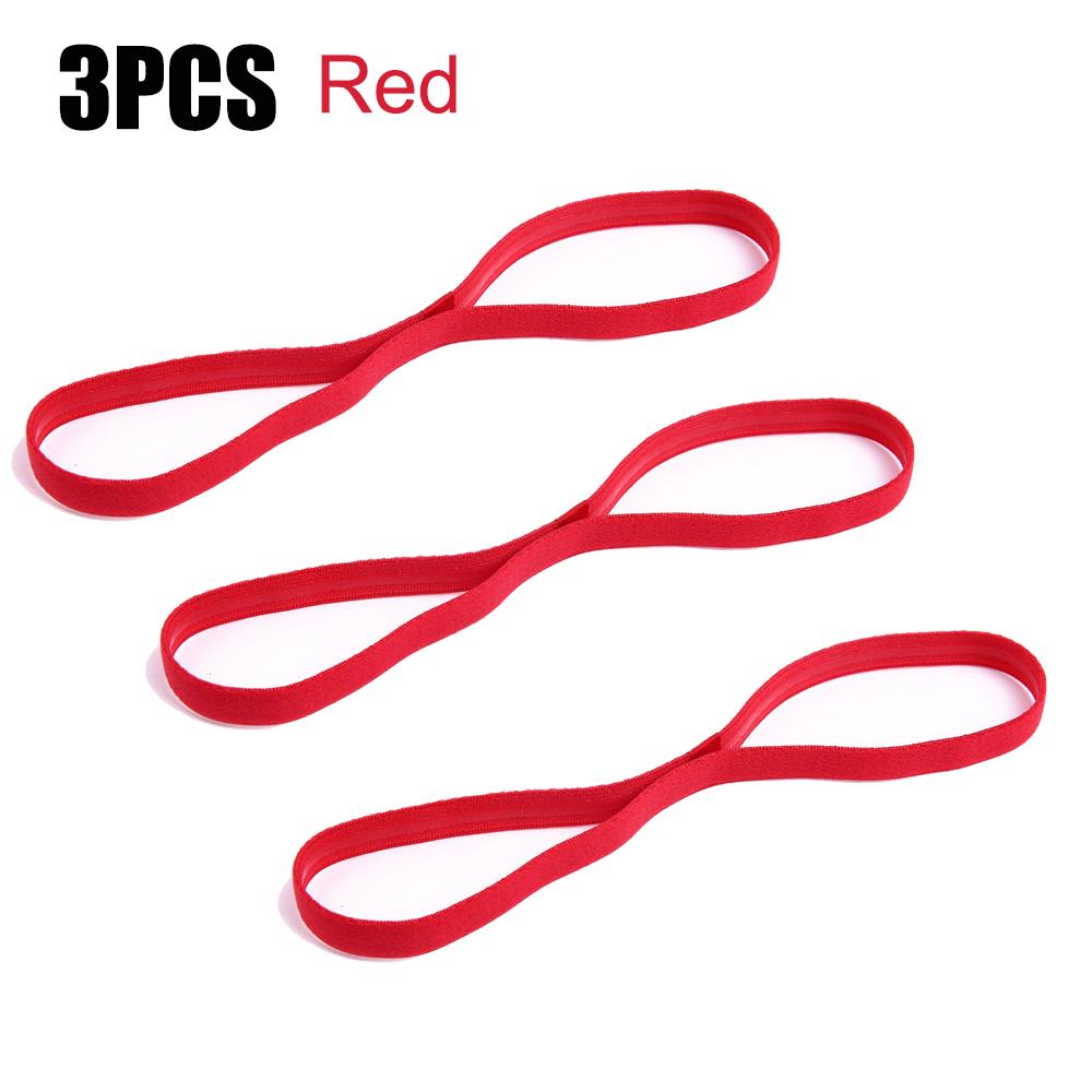 12 Pcs Thin Elastic Headbands Non Slip Sport Sweatbands for Running Soccer Basketball Cycling Workouts Gym Tennis Hiking Volleyb