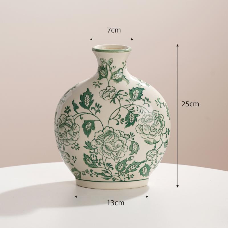 Керамическая ваза для домашнего декора Современная напольная ваза в скандинавском стиле для гостиной Большая ваза для цветочных композиций Праздничное украшение Подарки