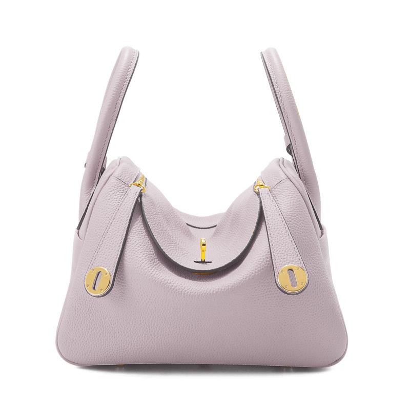 First layer cowhide lindy bag women`s