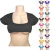 Women's Two Yuan Solid Color Breast Short T-shirt Cute Day Sexy Crop Short Sleeve T-shirt