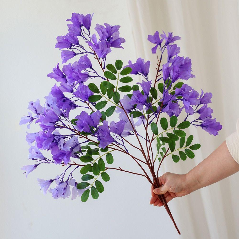 Blue Jacaranda Simulation Flower Simulation Hanging Flower Arrangement Wedding Hall