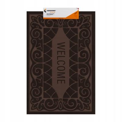 Brown Entrance Doormat 40x60 Cm Welcome