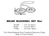 Handcrafted Brass Manjeera Cymbals | Traditional Indian Musical Percussion