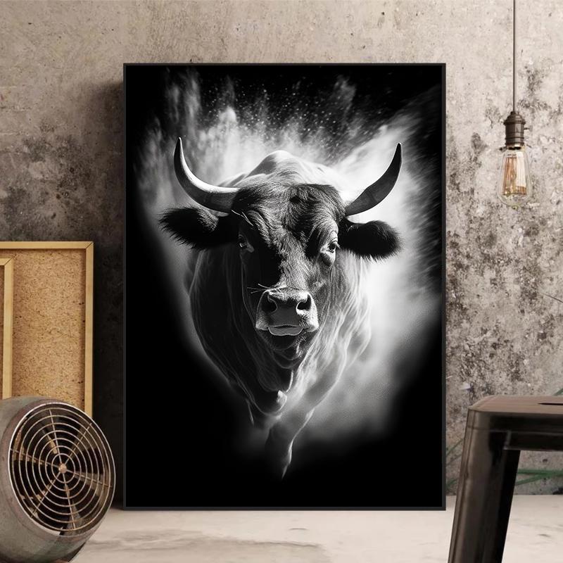Modern Abstract Animal Lion Bear Leopard Deer Posters and Prints Canvas Painting Wall Art Wild Animals Pictures for Living Home Decor