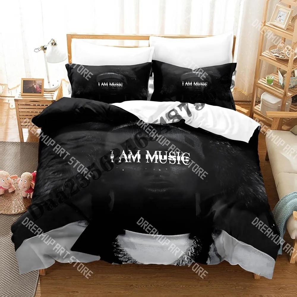 Impression 3D Playboi Carti I AM MUSIC Ensemble de literie Simple Jumeaux Lit simple Lit double Queen King Size Ensemble de lit Chambre d'adulte Housses de couette Anime Lit EU Single 90x200cm