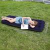 Inflatable Air Mattress Double Size Camping Bed with Flocked Surface Portable Blow Up Mattress Outdoor Guest Sleeping Bed