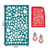 Washable Silk Screen Stencils Soft Pottery Polymer Clay Geometric Animals Plants Craft Embossing Tool DIY Earring Jewelry Mold
