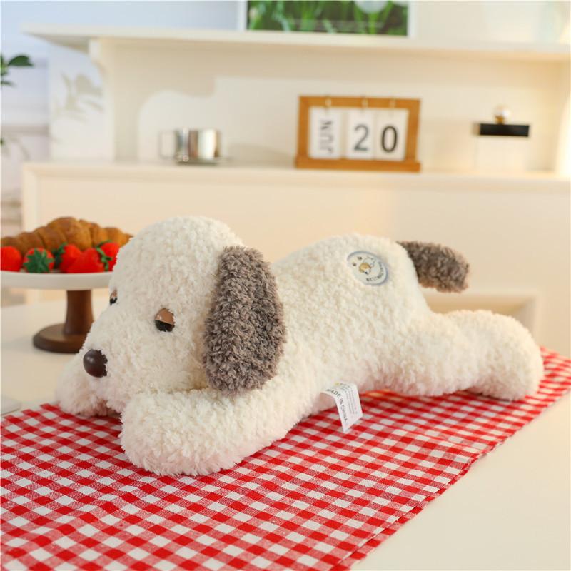 Puff Dog Lying Down Dog Throw Pillow Pet Dog Doll Plush Toy Children Sleeping Throw Pillow Gift Men And Women