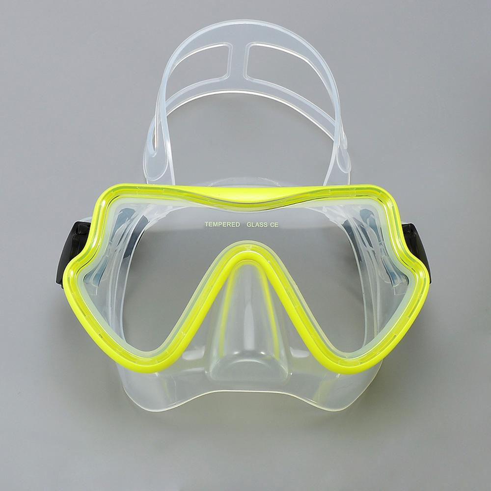 Cross-Border Anti-Fog Diving Goggles: Large Frame, Full Dry Silicone Snorkeling Mask for Adults