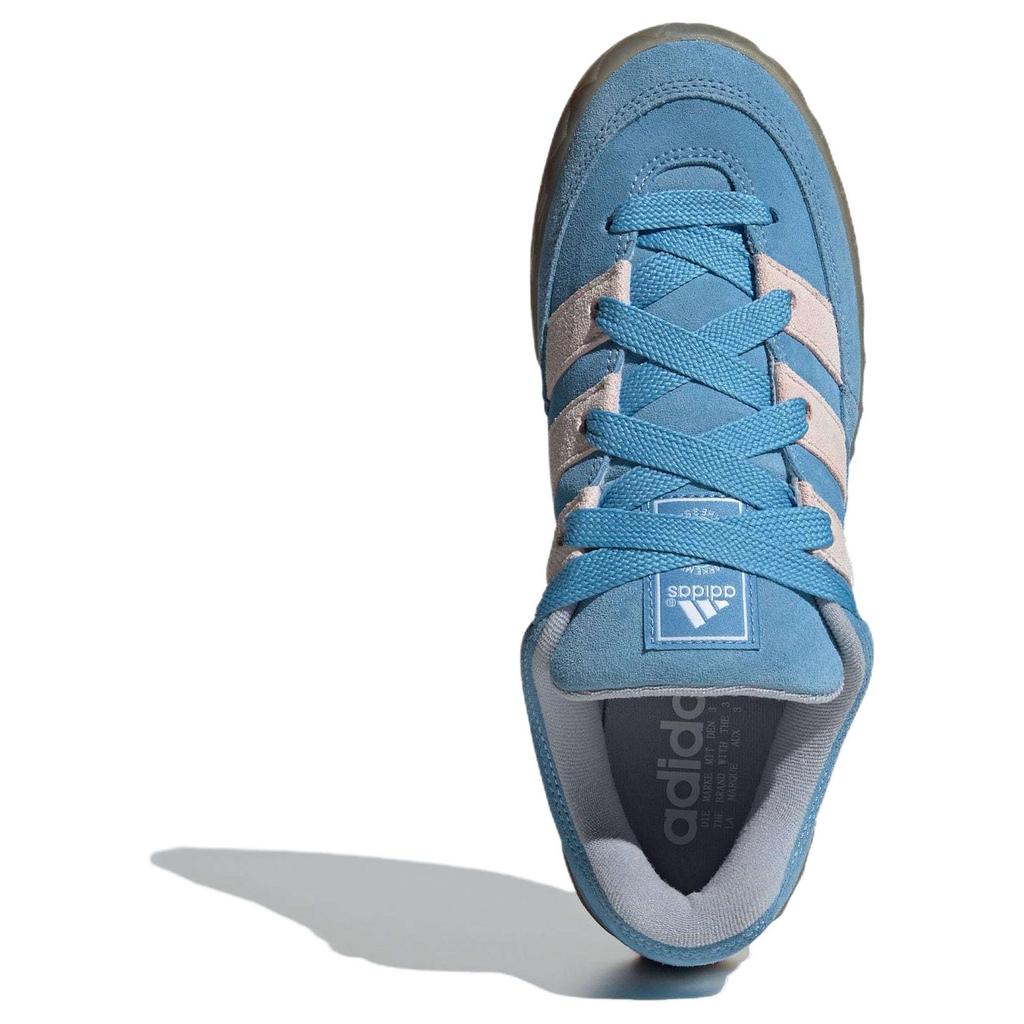 Adidas Adimatic Comfortable Thin Sole Non-Slip Wear-Resistant Low-Top Skate Shoes Unisex Skate Shoes Blue ID3946