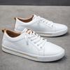 Men's Casual Leather Shoes High Quality Leather Sneakers Fashion Skateboard Shoe Classic Men's Business Leather Shoes Man Shoes