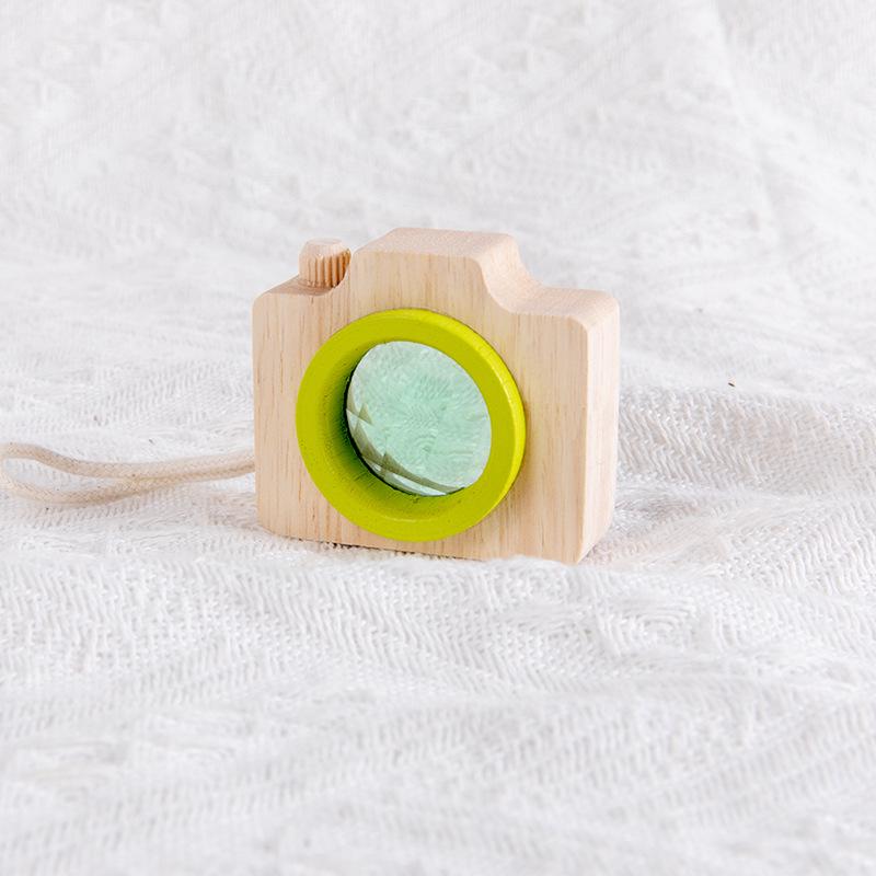 

Children s Wooden Bee Eye Polyhedron Flower Viewer Toy Camera