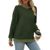 Autumn and Winter Women Round Neck Loose Long Sleeve Sweatshirt Casual Top