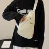 Simple Trendy Crossbody Bag Casual Versatile Sports Canvas Cycling Waist Bag