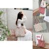 Chic Plaid Floral Patchwork Canvas Shoulder Bag For Women Soft Handle Design