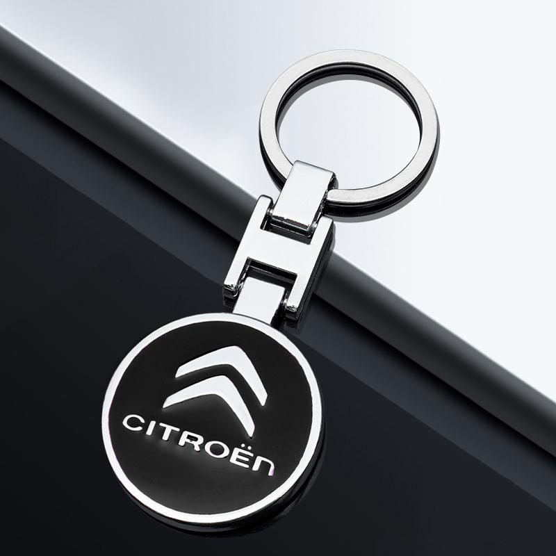 

3D Metal Citroen Badge Keychain Keyring Emblem Car Accessories For Citroen Cross Berlingo Xsara Grand C6 2CV VTS DS3 DS4 DS5 RD3 чёрный