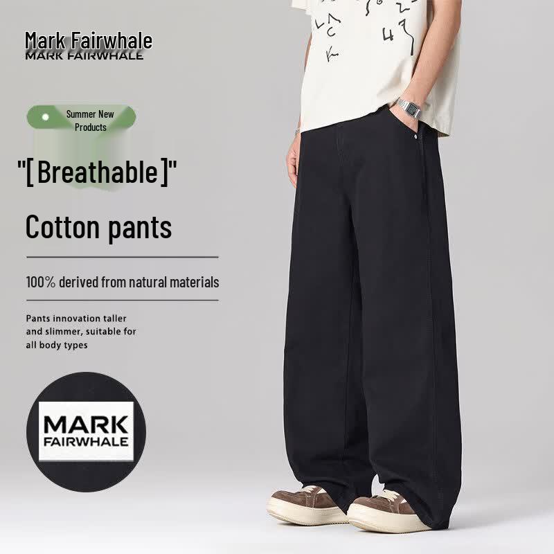 MARK FAIRWHALE Men s Ice-Feel Cotton Casual Pants 2XL