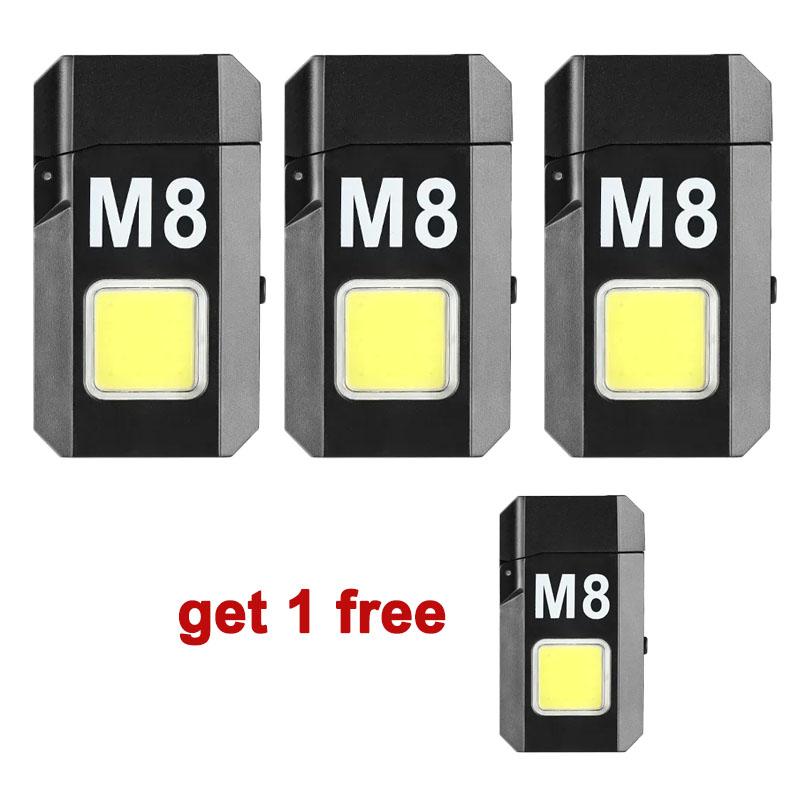 Mini Keychain Flashlight COB Portable Work Light with USB Rechargeable Outdoor Camping Fishing Pocket Lamps