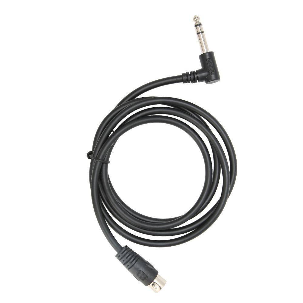 1.5m/4.9ft 6.35mm Male To MIDI Din 5Pin Male Sound Connection Cable  Audio Equipment