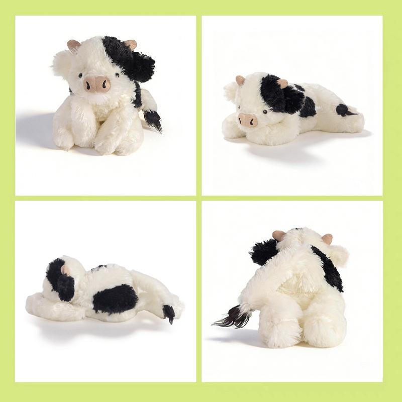Cute Flower Cow Plush Toy Animal Home Decoration High-quality And Comfortable Children's Birthday Gift Companion Gift