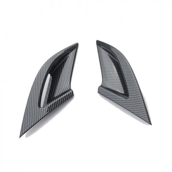 Carbon Fiber Front Fog Light Lamp Trim for Honda Accord