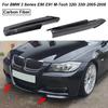 For BMW 3 Series E90 E91 M-Tech 320i 330i 2005-2008 Front Bumper Splitter Lip 1Pair Car Front Bumper Spoiler Kit Fog Lamp Cover
