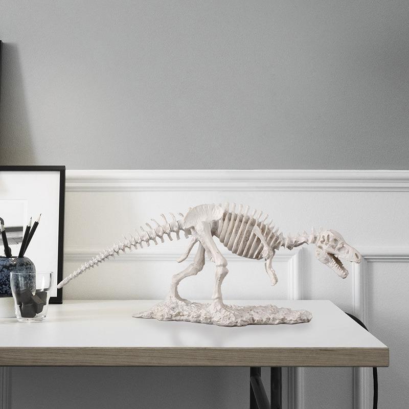 Resin Handicrafts Simulated Dinosaurs Tyrannosaurus Rex Model Fossil Skeleton Abstract Animal Sculpture Dinosaur Bones