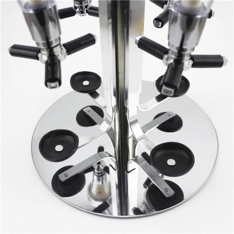4-6 Head Rotating Wine Pouring Rack Bar Pourer Bar Rack Bar Supplies 30ml Quantitative Pouring Cabinet Wine Cabinet