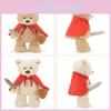 Cute Cartoon Warrior Teddy Bear Plush Doll Children Companion Toy Gift For