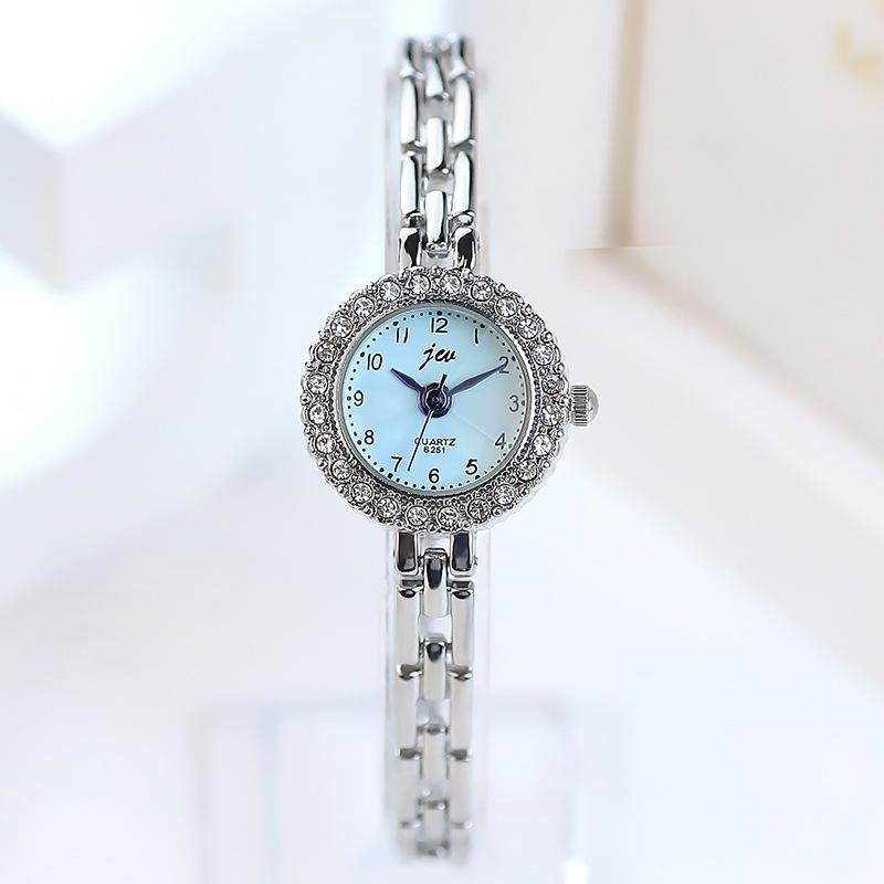 Diamond-Encrusted Alloy Bracelet Watch Student High-End Quartz Watch Women'S Niche Small Watch