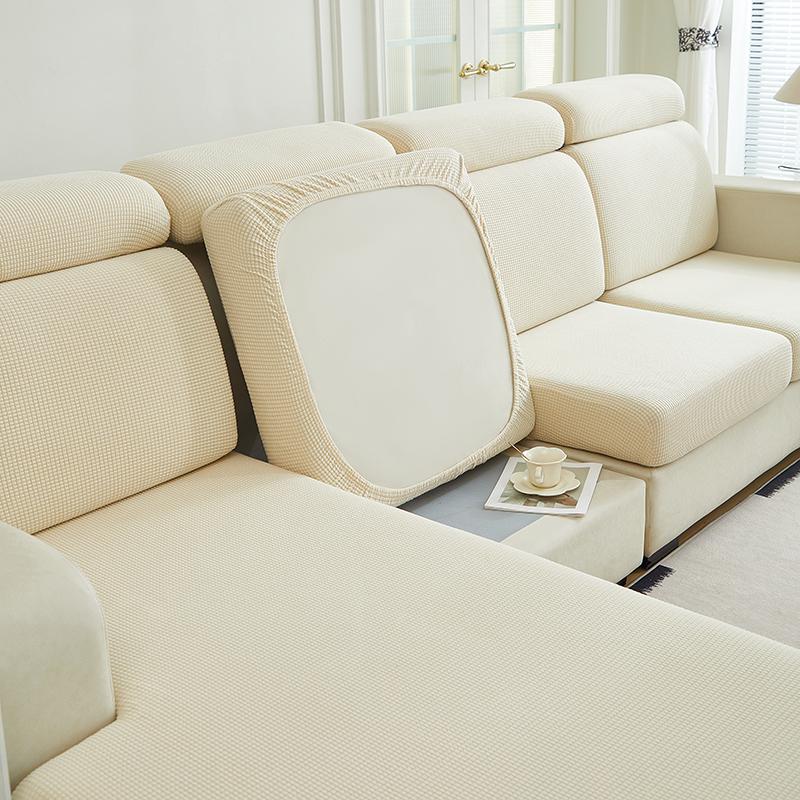 1Pc Jacquard Elastic Sofa Slipcover Adjustable Non-Slip Sofa Cover For Living Room Bedroom Office Furniture Protector Home Decor