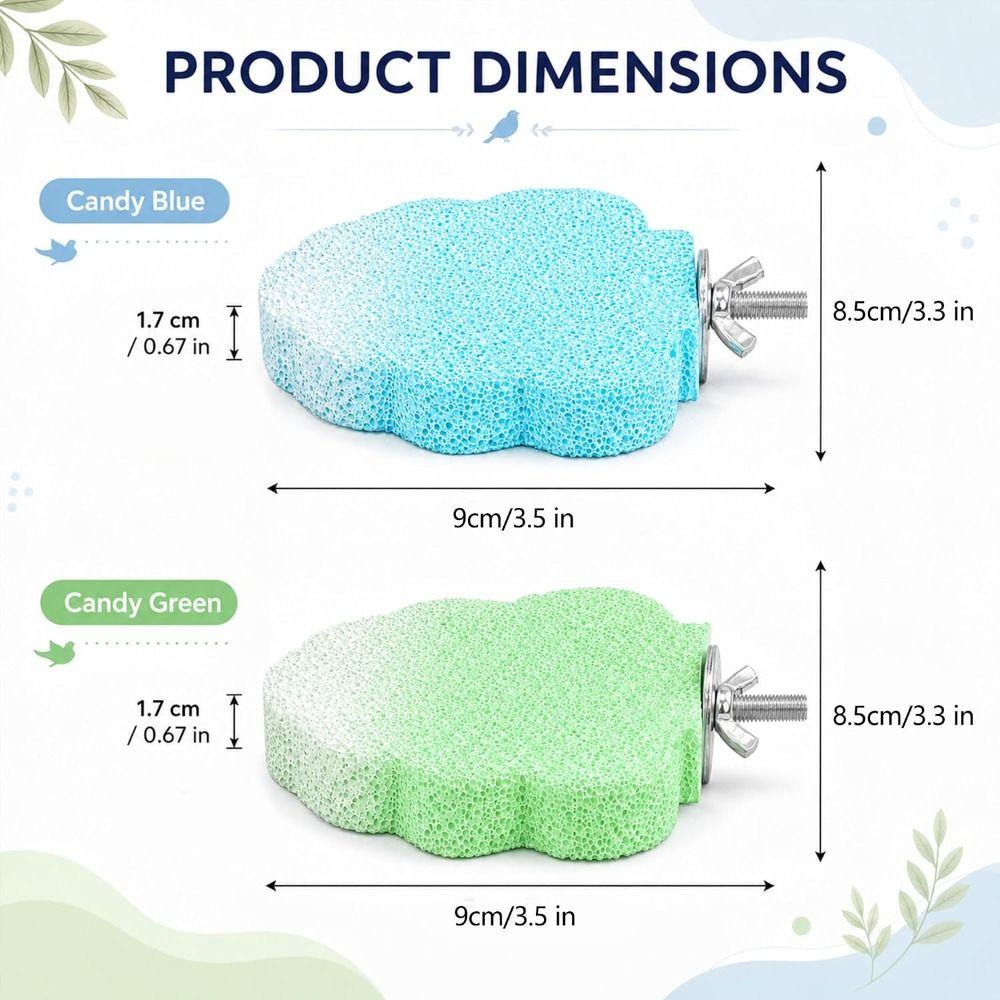 Non-Slip Surface Claw Trimming Perch Multi-Function Pumice Stone Perch  Pet Supplies