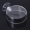  Shrimp Feeding Dish with Sucker Glass Bowls Round Tray Aquarium Fish Feeder