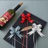 Medium Frosted Ribbon Bow Pull Flower for Gift Decoration and Flower Arrangements