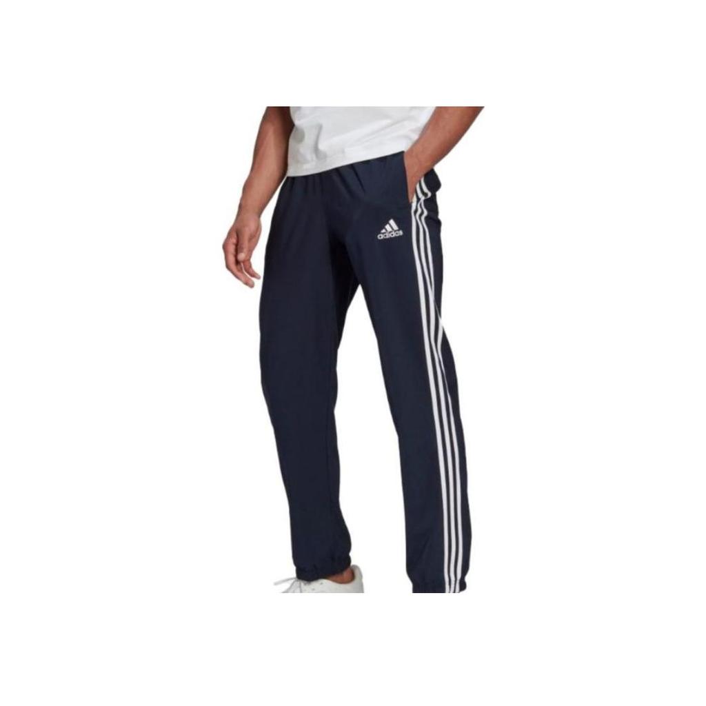 New Adidas Knitted Sports Pants Men's Blue GK8983