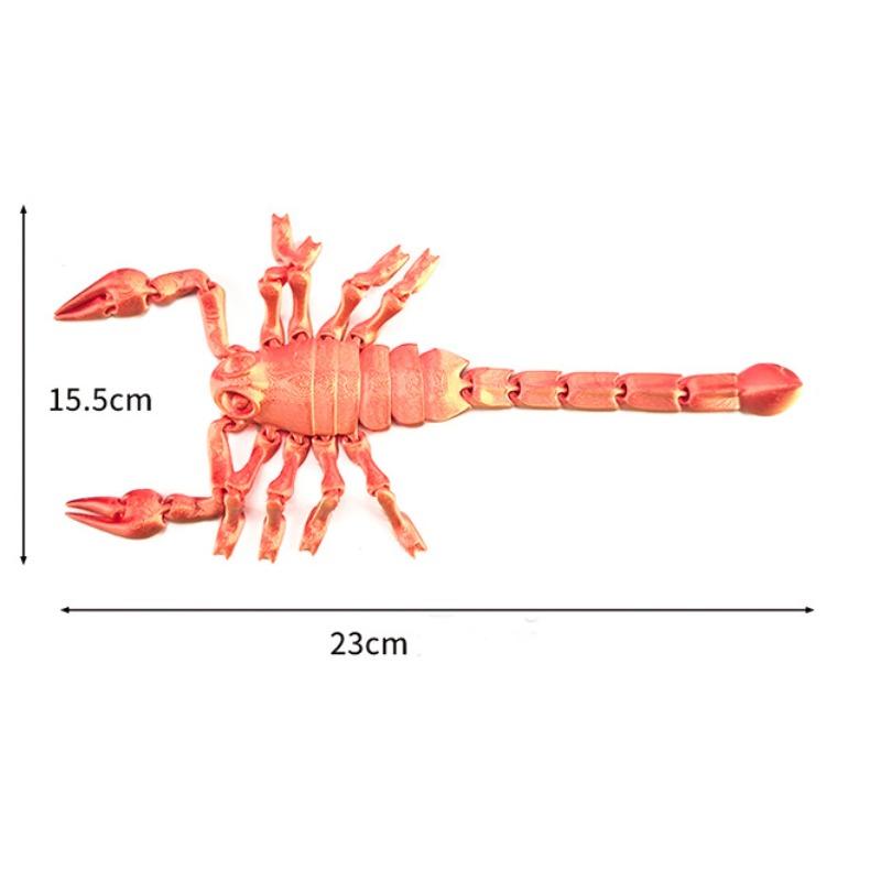 3D Printing Animal Scorpion Tail Limbs Movable Joints Decorations Ornaments Toys for Desktop Decor Home Accessories Miniatures