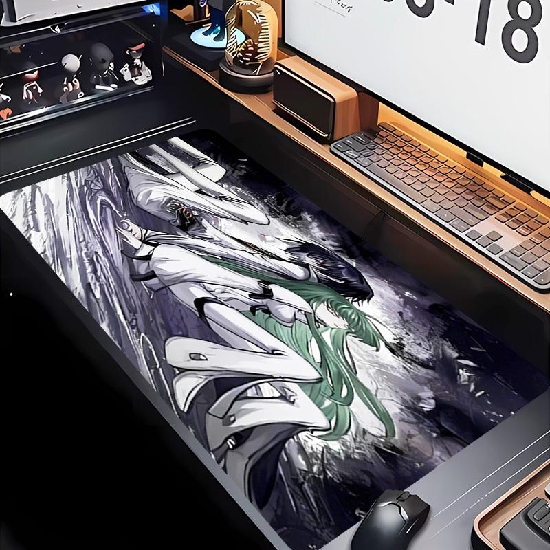 Anime Code Geass Thema Premium Rutschfestes Mauspads mit Genähten Kanten, Strapazierfähiges Gummi-Material, für Schreibtisch & Gaming Tolle Geschenke