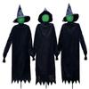 Three Witches Holding Hands: Seven-Color Light & Sound Halloween Decoration