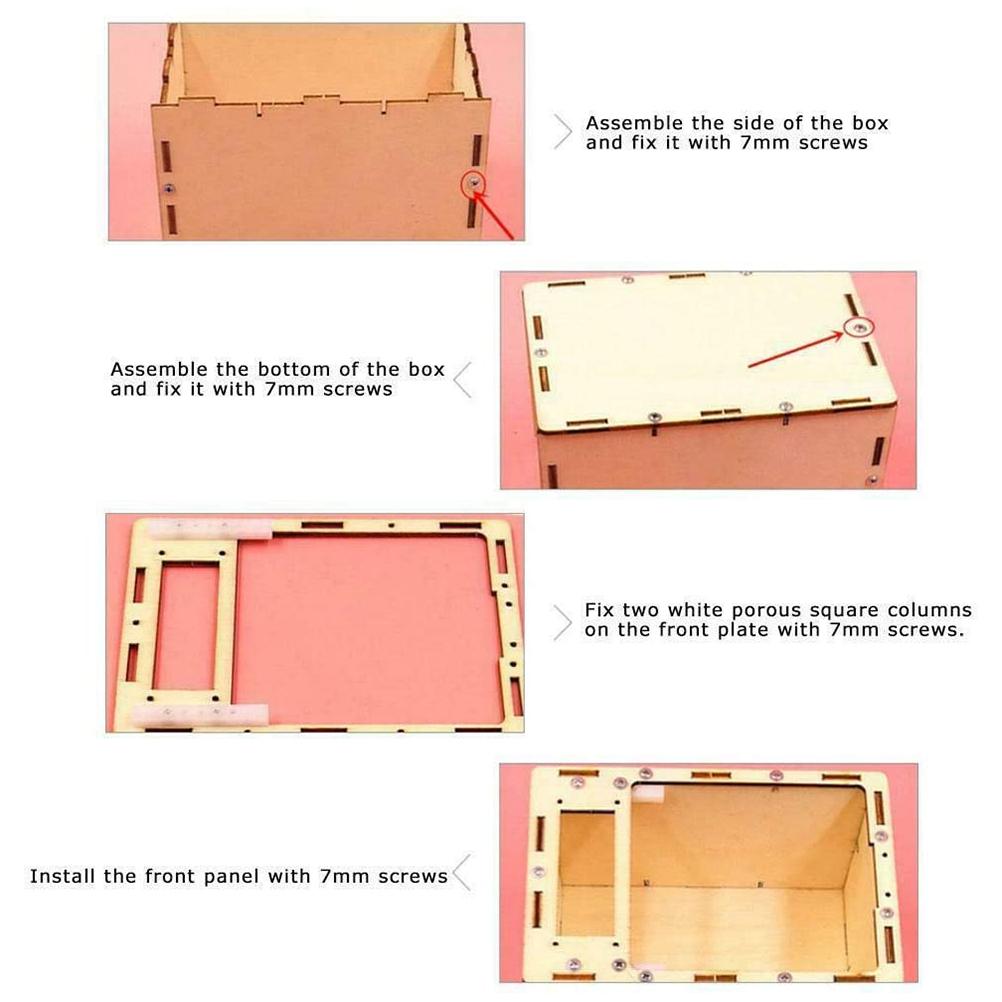 DIY Mechanical Password Box Material Kit Scientific Experiment Invention Equipment