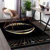 Golden Football Chair Mat Office Carpet for Home Decor, Sofa Rug, Large Size Gift Suitable for Bedroom, Living Room & Various Rooms