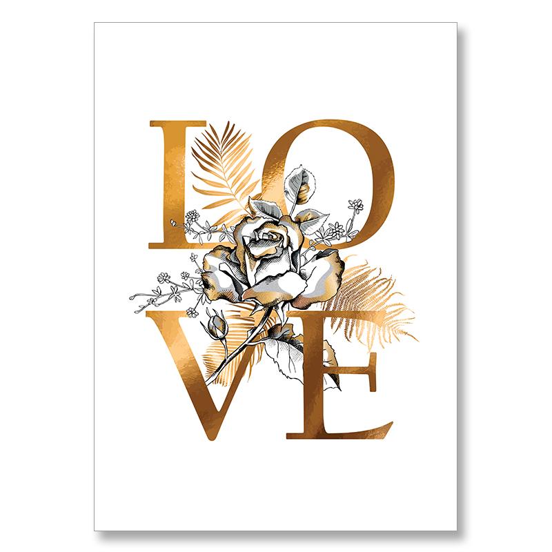 

Металеві настінні малюнки. Абстрактні позолочені квіти. Рослина Laminas Decorativas Pared Cuadros Arte de Lienzos Decorativos Para Sala Decoracion 21x30cm No Framed