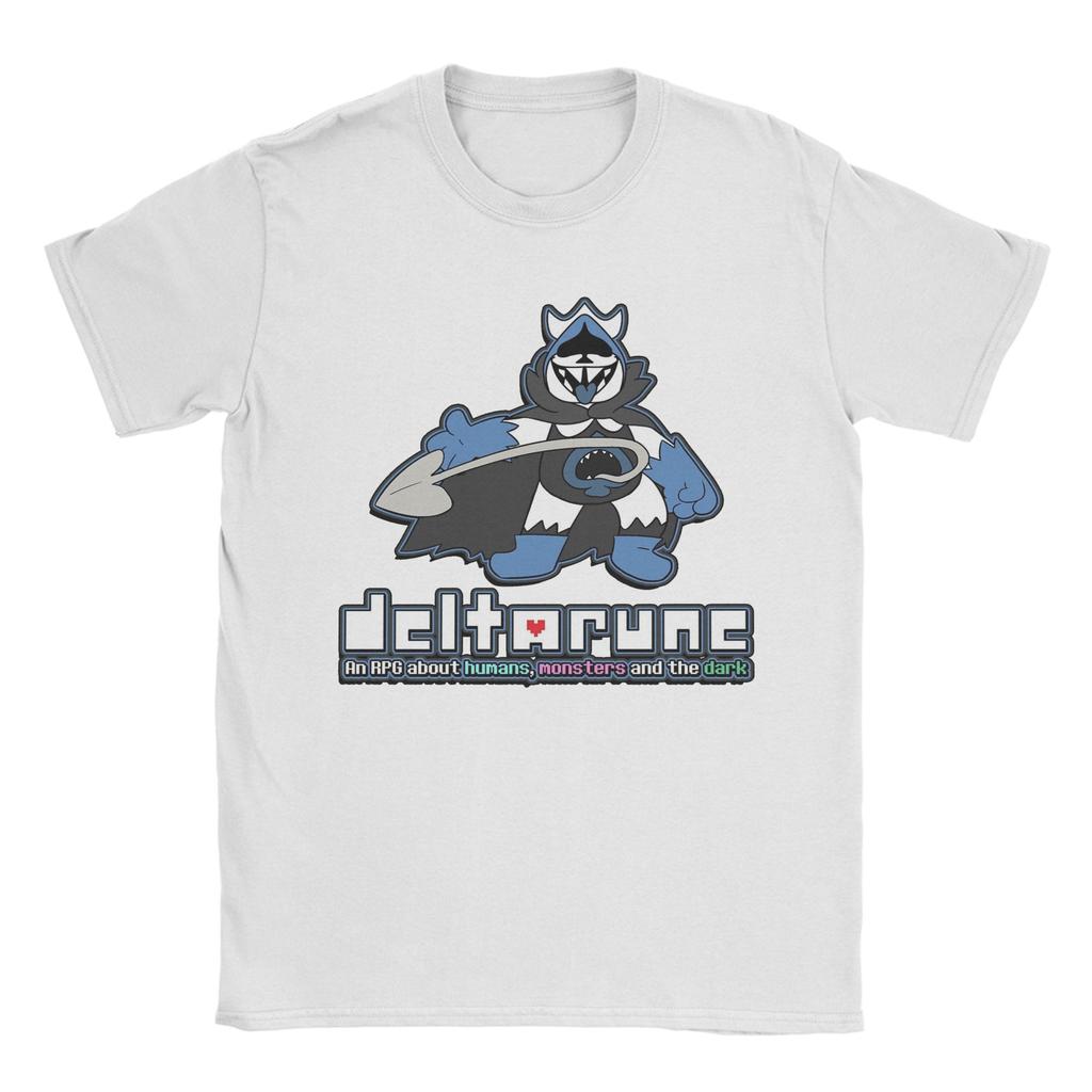 Deltarune Tenna T Shirt Men Women Pure Cotton Novelty TShirt Round Collar  Tees Short Sleeve Tops Plus Size