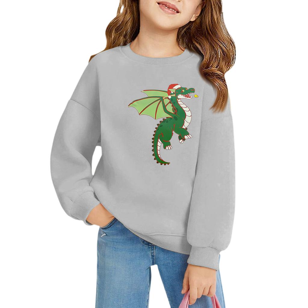 Maglioni a Girocollo da Ragazza per Natale per Bambini Top Stampati per Bambini